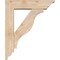 Ekena Millwork Funston Traditional Smooth Bracket w/ Offset Brace, Douglas Fir, 5 1/2"W x 20"D x 24"H BKT0604X20X24FST01SDF - alternate 4